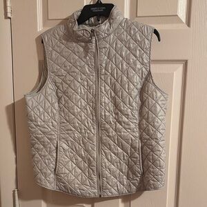 Van Heusen Beige Quilted Vest